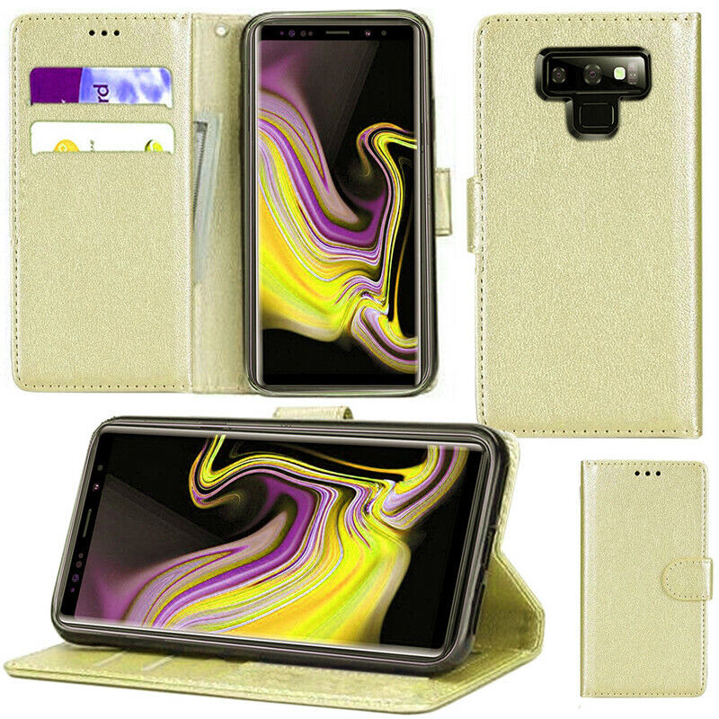 Leather Folio Wallet Case for Samsung Galaxy Note 9 Leather Folio Wallet Case for Samsung Galaxy Note 9